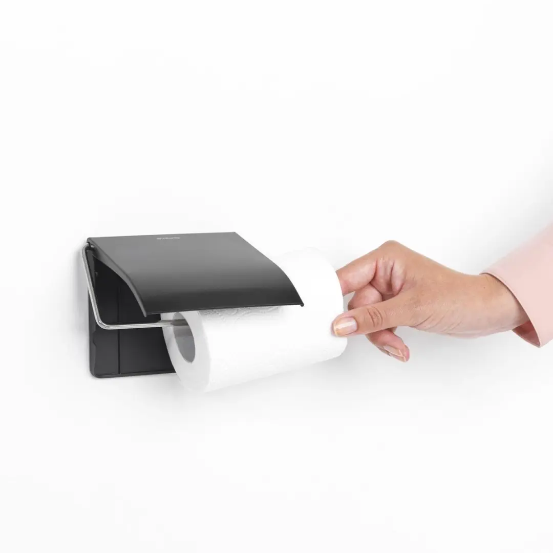 Brabantia ReNew WC Rolhouder 108600 - Matt Black - afbeelding 4 van 6