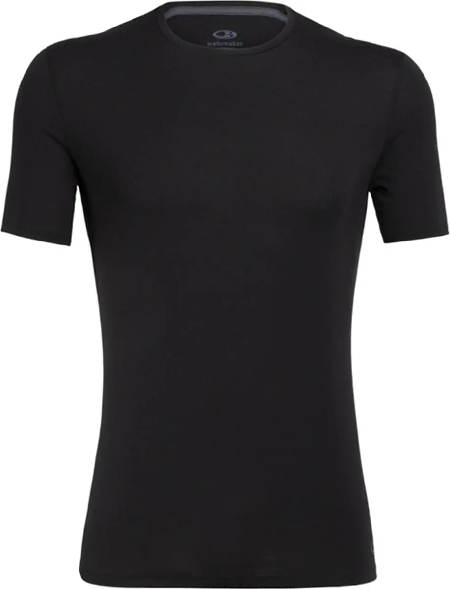 Icebreaker Anatomica Crew Top T-shirt Heren M - Zwart