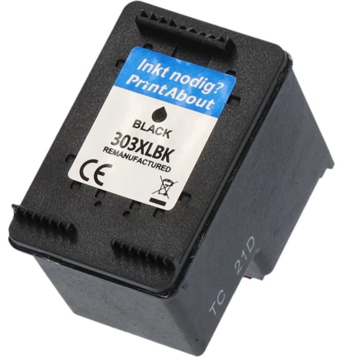 PrintAbout HP 303XL Inktcartridge Zwart - 19ml