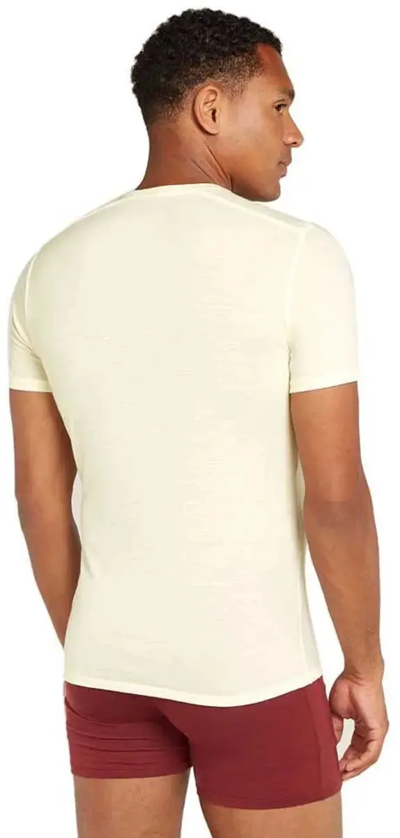 Icebreaker Merino 150 Anatomica Korte Mouwen Basislaag M - Wit