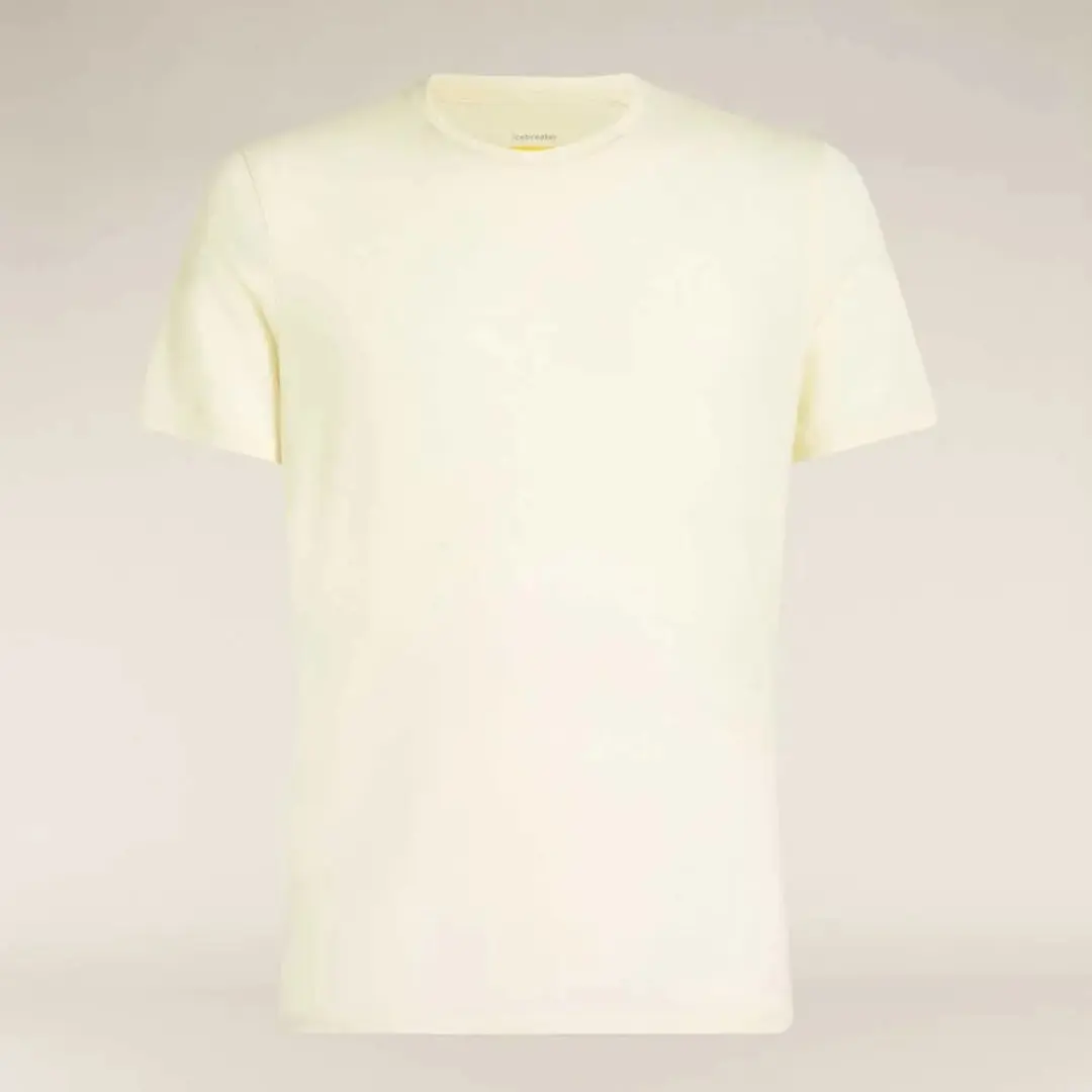 Icebreaker Merino 150 Anatomica Korte Mouwen Basislaag M - Wit