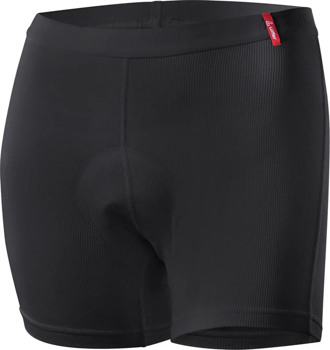Löffler Fietsonderbroek W Cycling Dames Pp/elastaan Zwart Mt 44