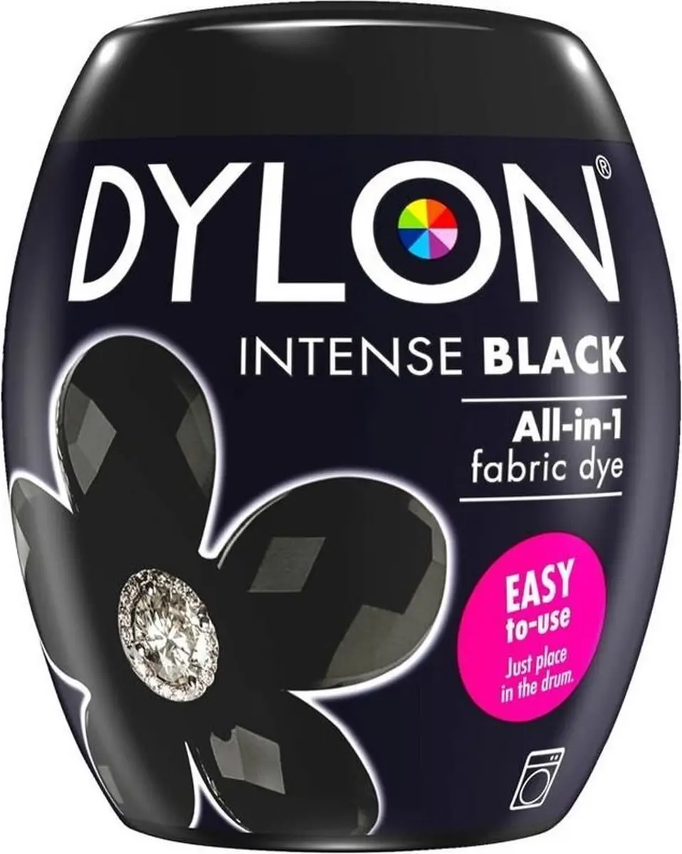 Dylon Wasmachine Textielverf Pods Intense Black 350g