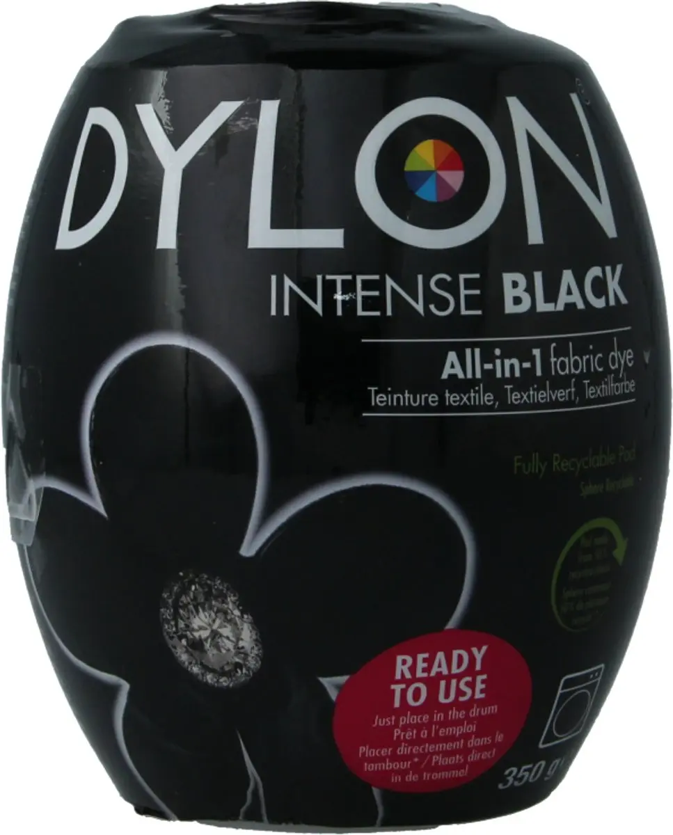 Dylon Wasmachine Textielverf Pods Intense Black 350g