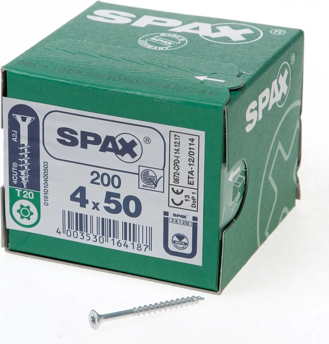 Spax Torx 20 Platkop 4x50mm WIROX - 200 Stuks - afbeelding 5 van 6