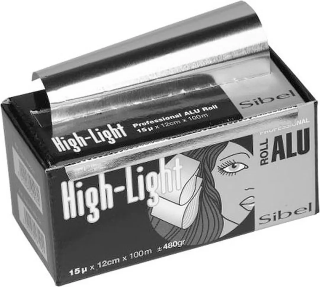 Sibel High-Light Aluminiumfolie 100m - 15x12cm - 480g