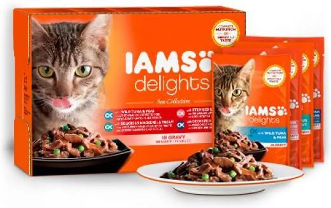 Iams Cat Delights Sea Collection Kattenvoer 12x85g