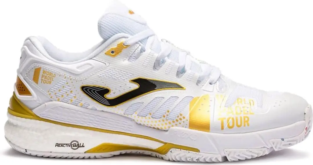 Joma Slam 22 World Padel Tour Clay Witte Padel Schoenen 37