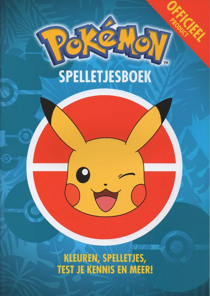 Pokémon Spelletjesboek Pikachu