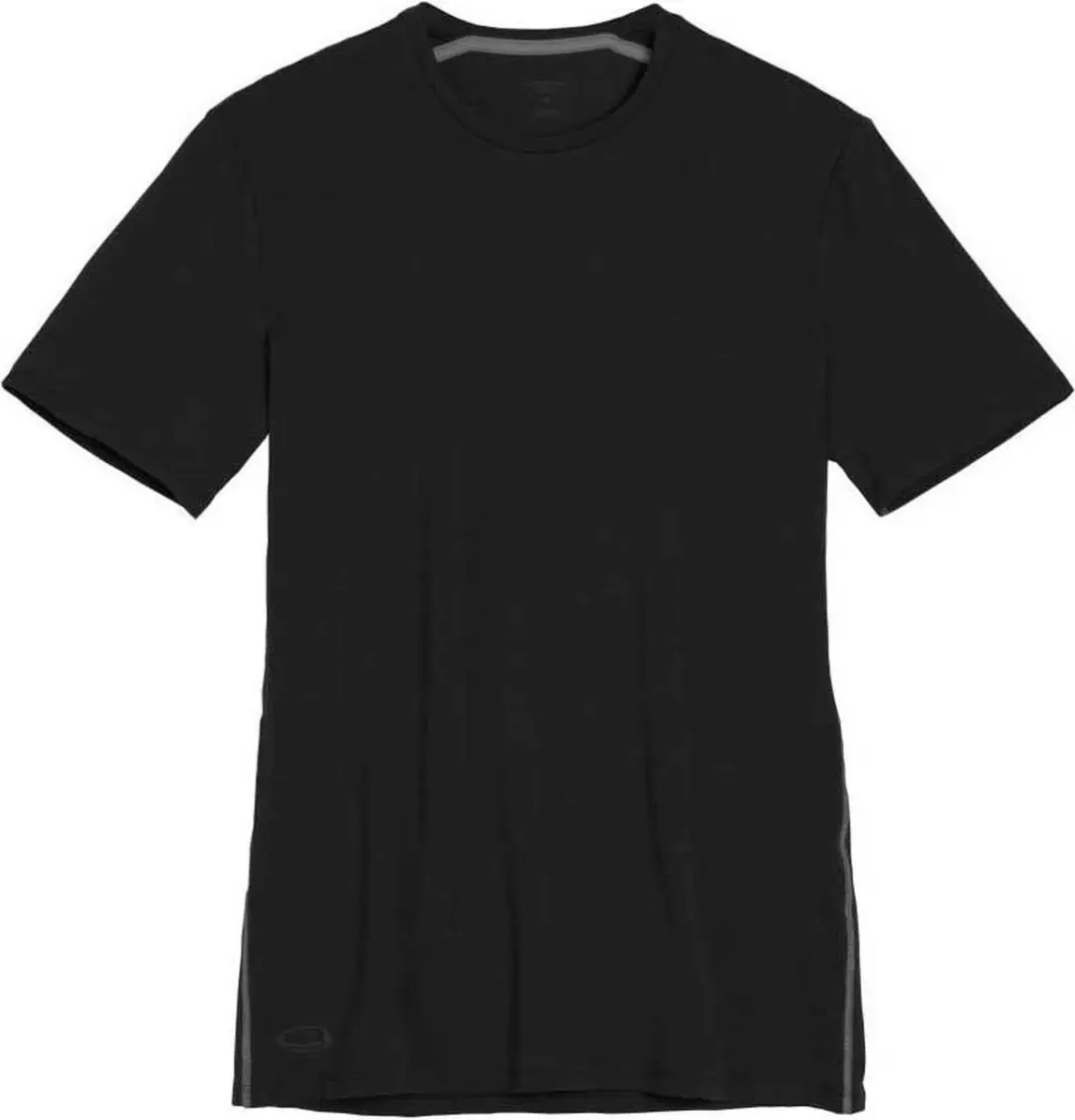 Icebreaker Anatomica Crew Top Heren - Zwart - XL