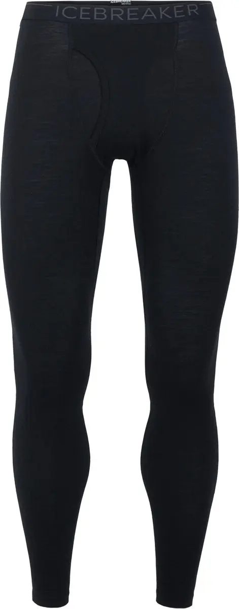 Icebreaker 200 Oasis Leggings met rits Heren, zwart