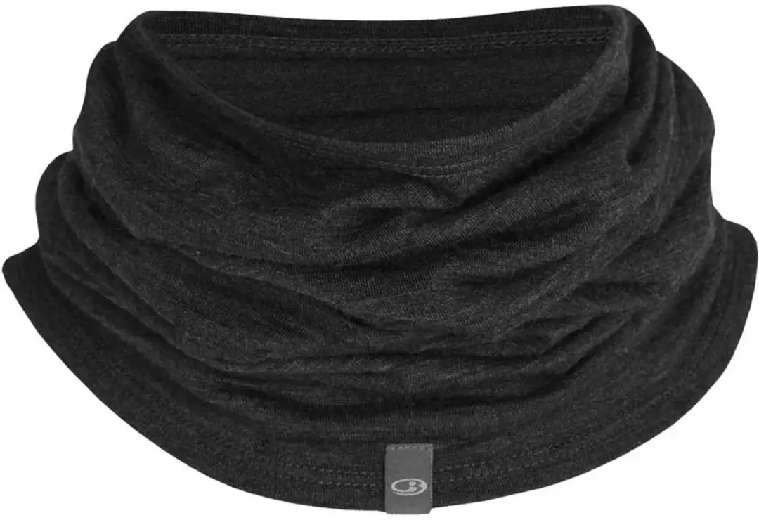 Icebreaker Oasis Flexi Chute Nekwarmer - Zwart
