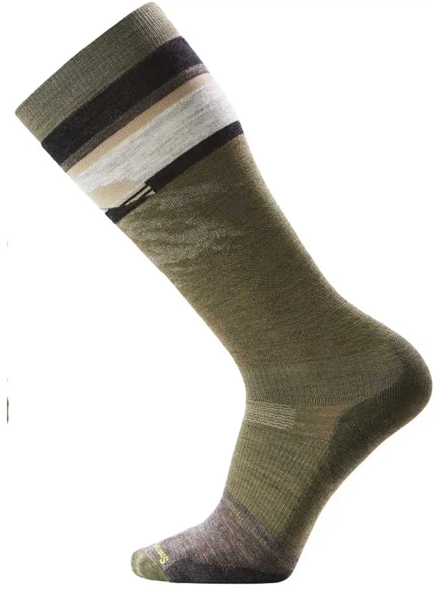 Smartwool Snowboard Targeted Cushion Mountain Sunrise Sokken Groen,Bruin EU 42-4