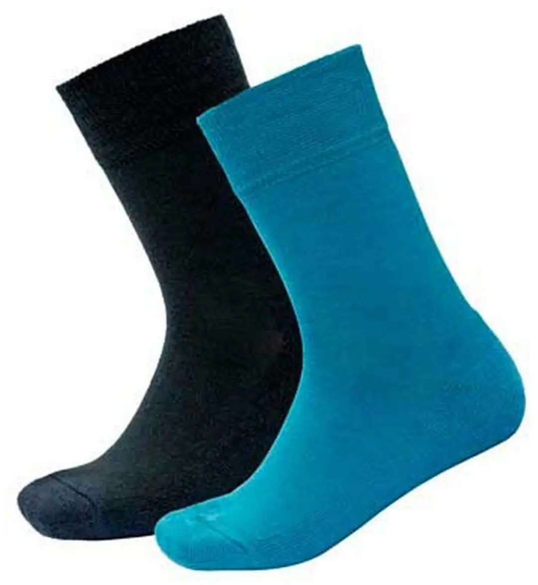 Devold Of Norway Daily Merino Medium Lange Sokken 2 Paren Blauw,Zwart EU 31-34 K