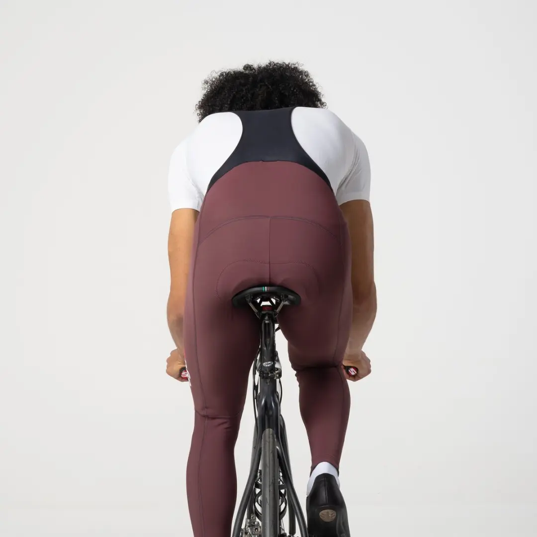 AGU Essential Bibtight Warme Fietsbroek Heren - Bruin S - afbeelding 5 van 6
