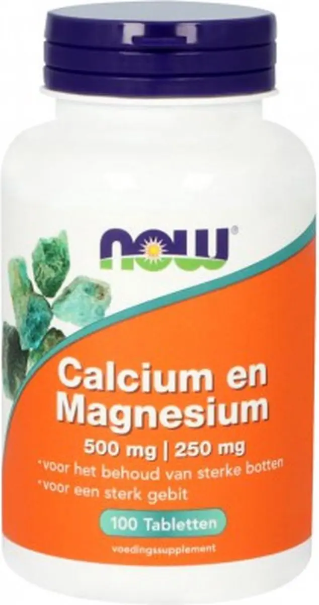 Now Foods Calcium & Magnesium 100 Tabletten