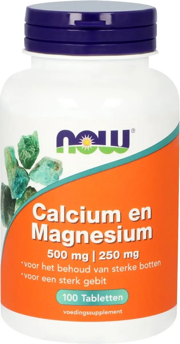 Now Foods Calcium & Magnesium 100 Tabletten