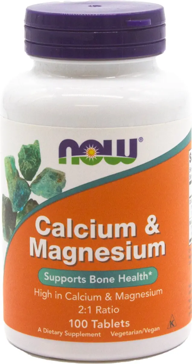 Now Foods Calcium & Magnesium 100 Tabletten