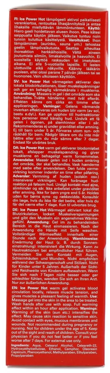 Ice Power Hotpower Gel 75ml - afbeelding 2 van 5