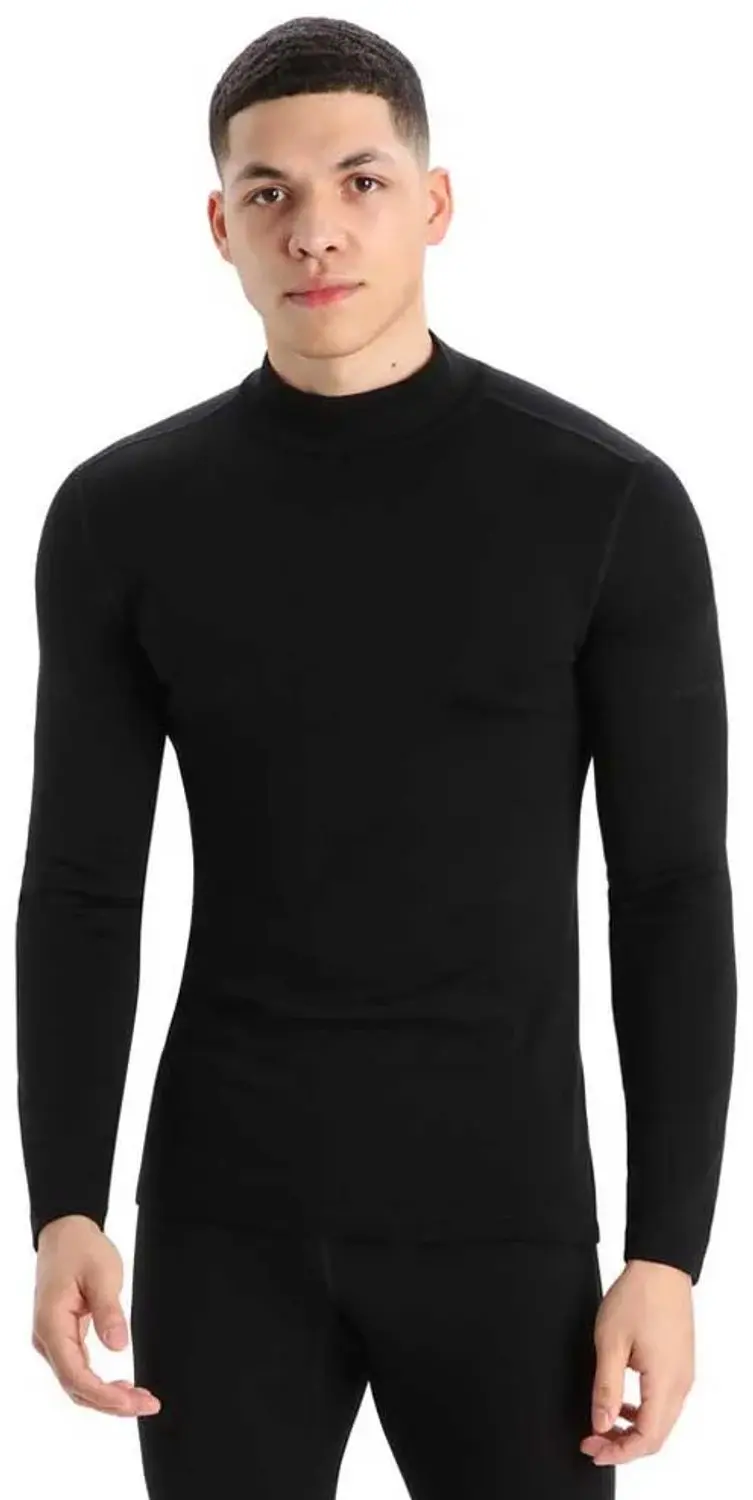 Ondershirt Icebreaker Men 260 Tech LS Turtleneck Black-XXL