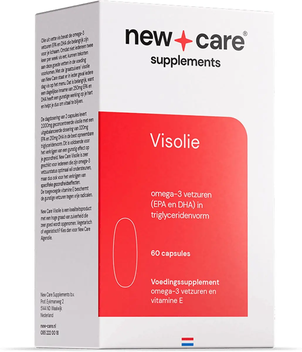 Visolie Omega-3 Triglyceriden 60 Capsules