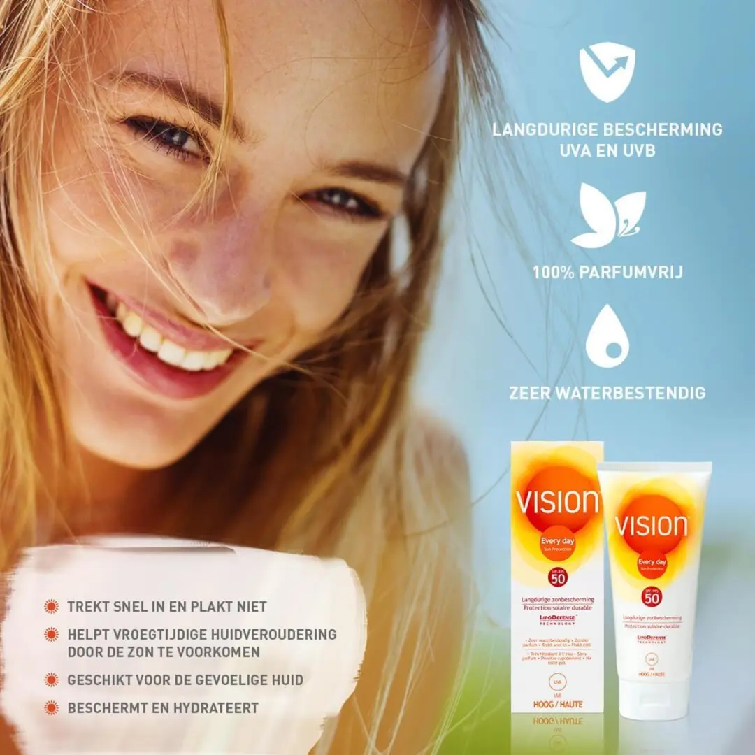 Vision Every Day Sun Protection Zonnebrand SPF 50 - 45ml