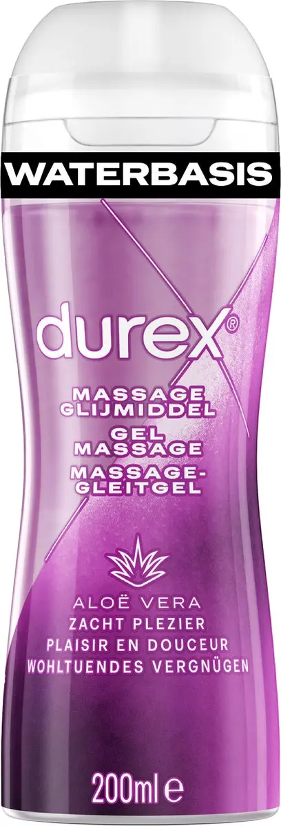 Durex Massage Olie & Glijmiddel Aloë Vera 200ml