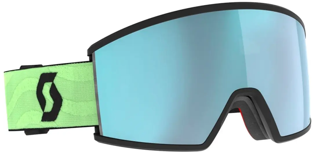 Scott Ambit Skibril Groen Amplifier Ice Chrome/CAT2 Man,Vrouw