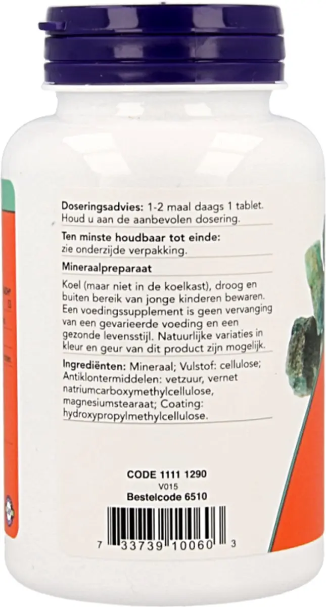 Now Foods Magnesiumcitraat 100 Tabletten