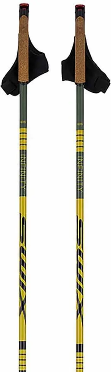 Swix Infinity Just Click Alu Stokken Goud 150 cm