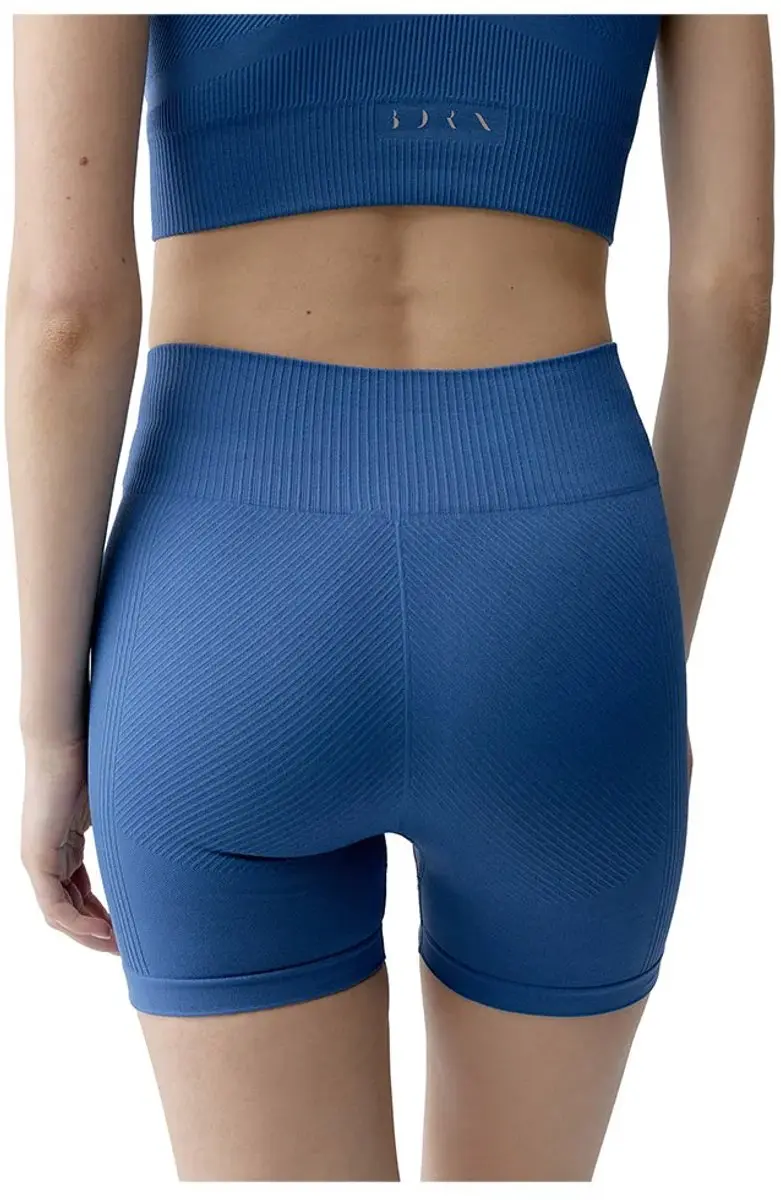 Born Living Yoga Lindy Korte Broek - L - Eclectic Blue