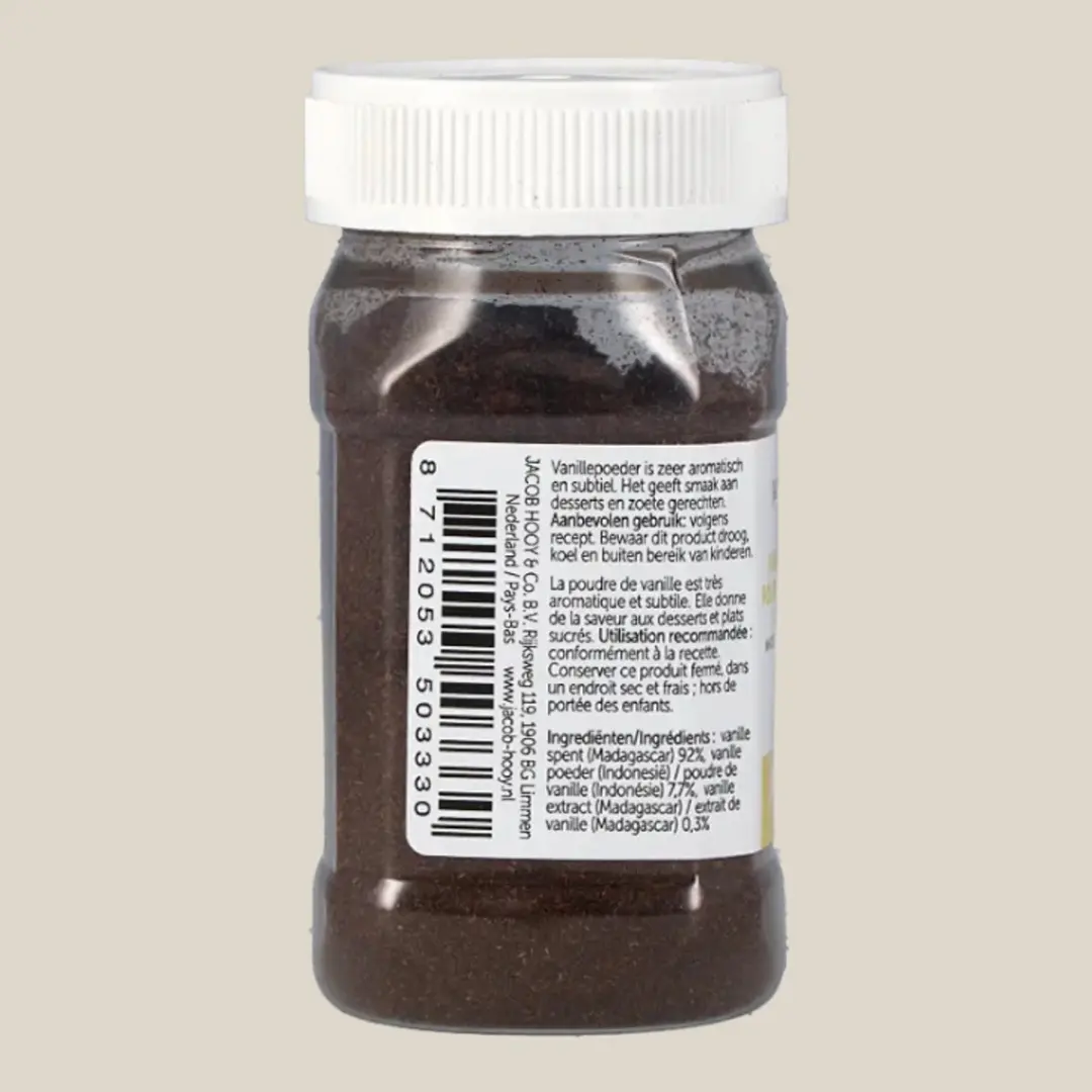 Jacob Hooy Vanillepoeder 30g - Strooibus - afbeelding 2 van 6