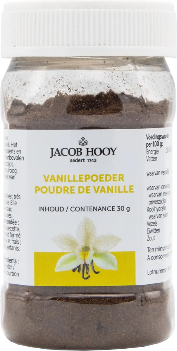 Jacob Hooy Vanillepoeder 30g