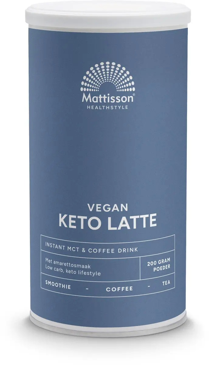 Mattisson Vegan Keto Latte Amaretto 200g