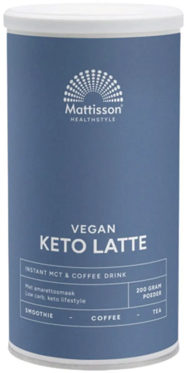 Mattisson Vegan Keto Latte Amaretto 200g