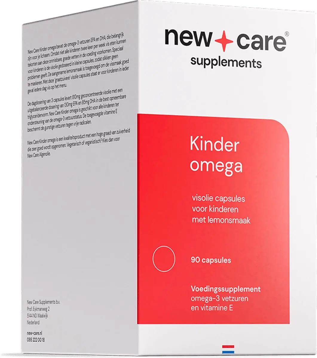 Omega 3 Vetzuren Kinder Lemon 90 Capsules