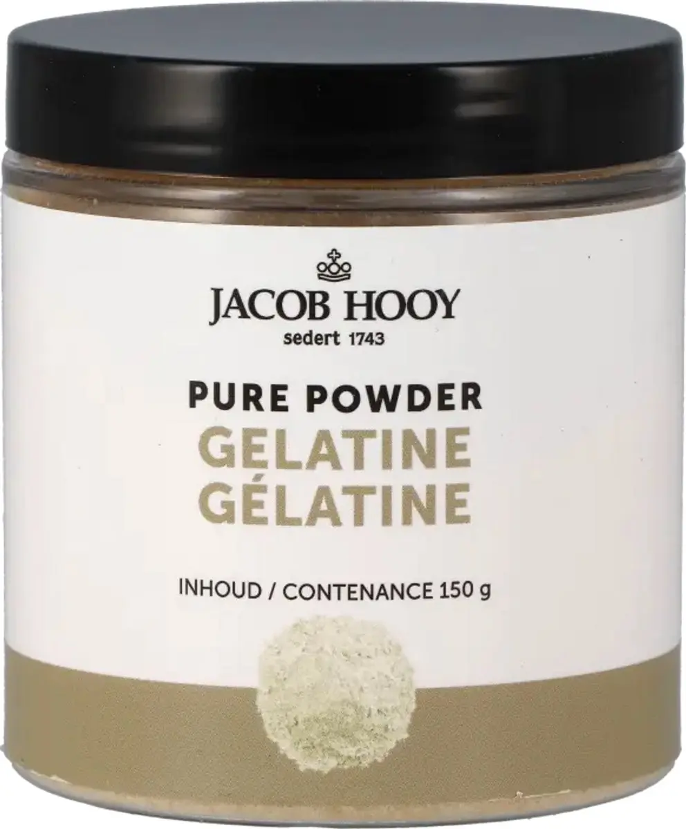 Jacob Hooy Pure Gelatine Poeder 150g - afbeelding 4 van 5