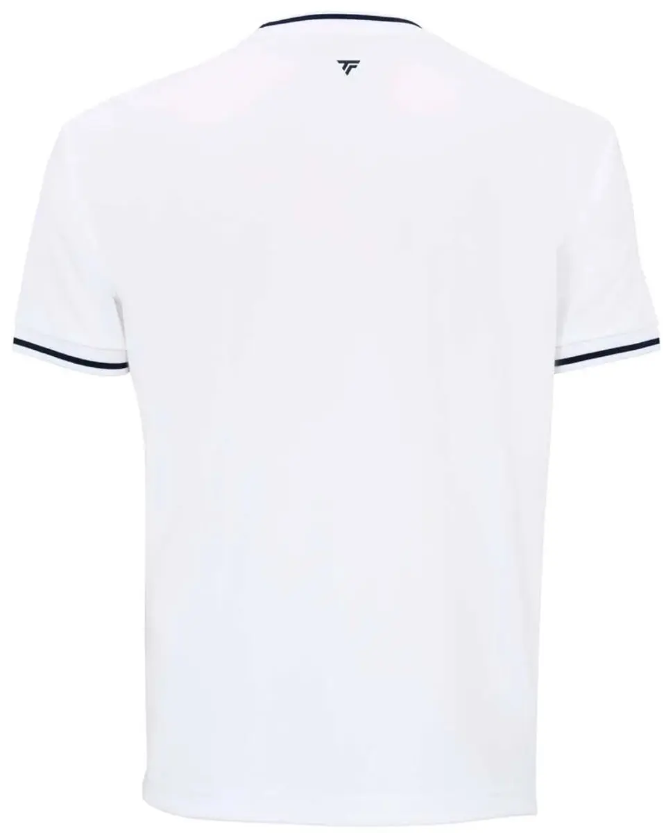 Tecnifibre Men Team Tech Tennisshirt - 2XL - Wit - afbeelding 2 van 4