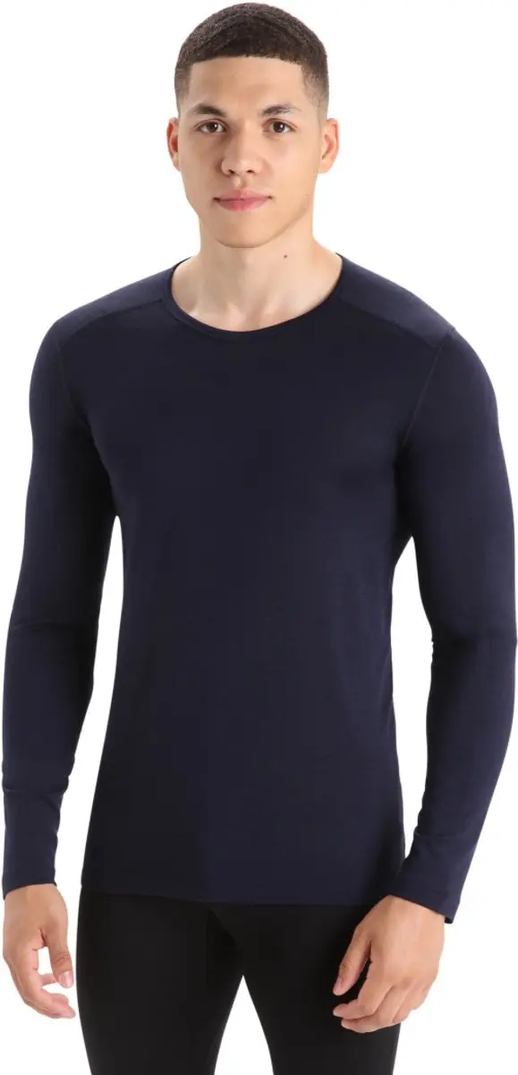 Icebreaker Oasis LS Crewe Thermoshirt Heren L - Midnight Navy - afbeelding 2 van 6