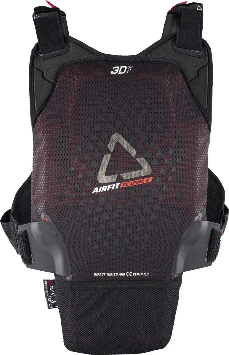 Leatt 3DF Airfit Evo Borstbeschermer XS/S - Zwart - afbeelding 2 van 2