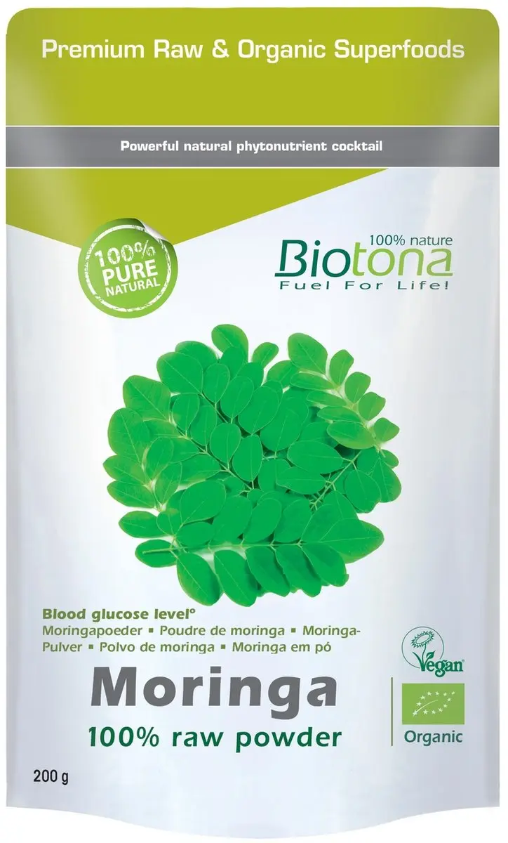 Biotona Moringa Raw Powder Bio 200g