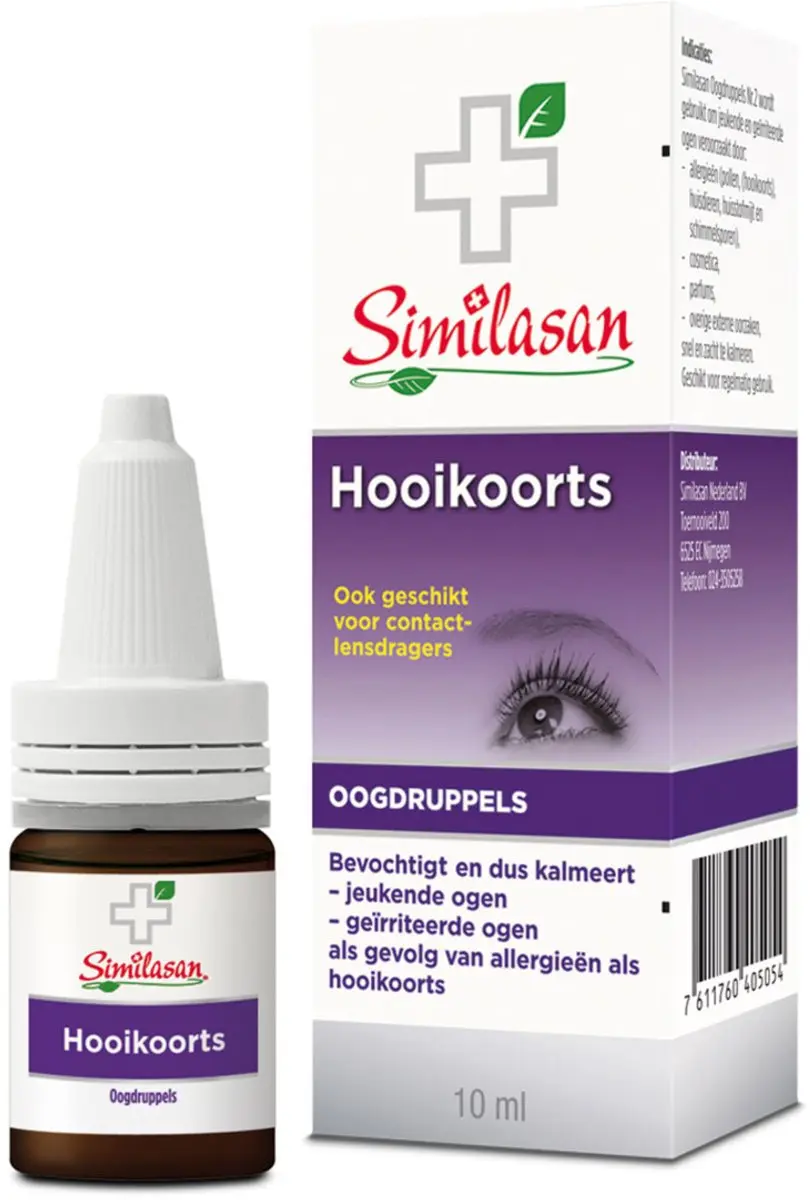 Similasan Hooikoorts Oogdruppels 10ml - afbeelding 6 van 6