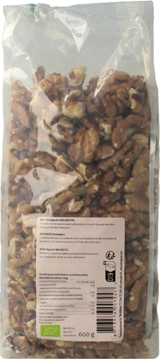 Terrasana Walnoten Biologisch 600g