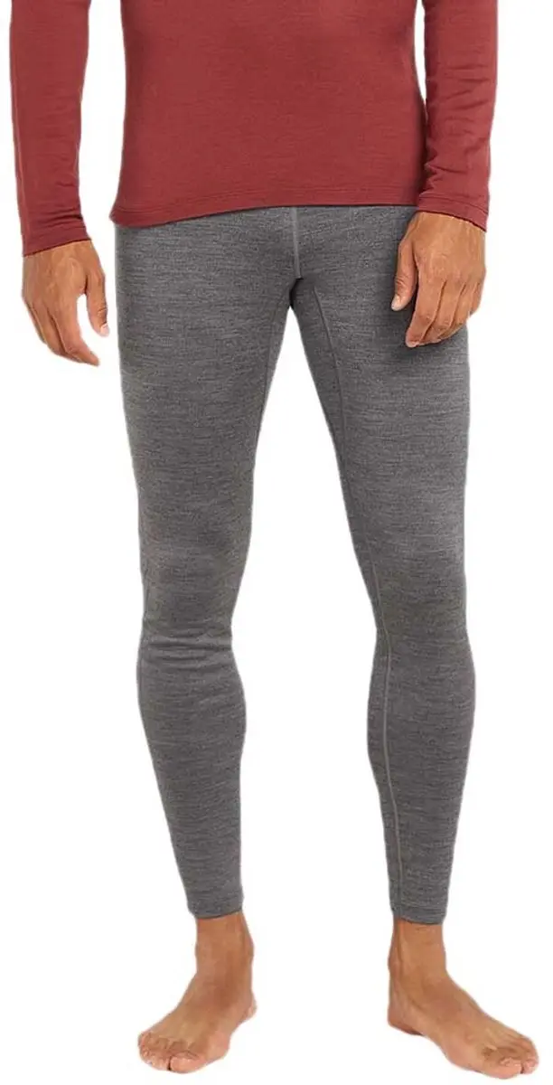Icebreaker 260 Tech Leggings Heren, gritstone heather Maat S