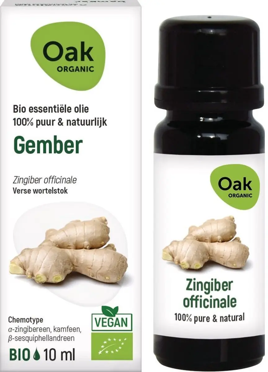 Oak Organic Gemberolie 10ml