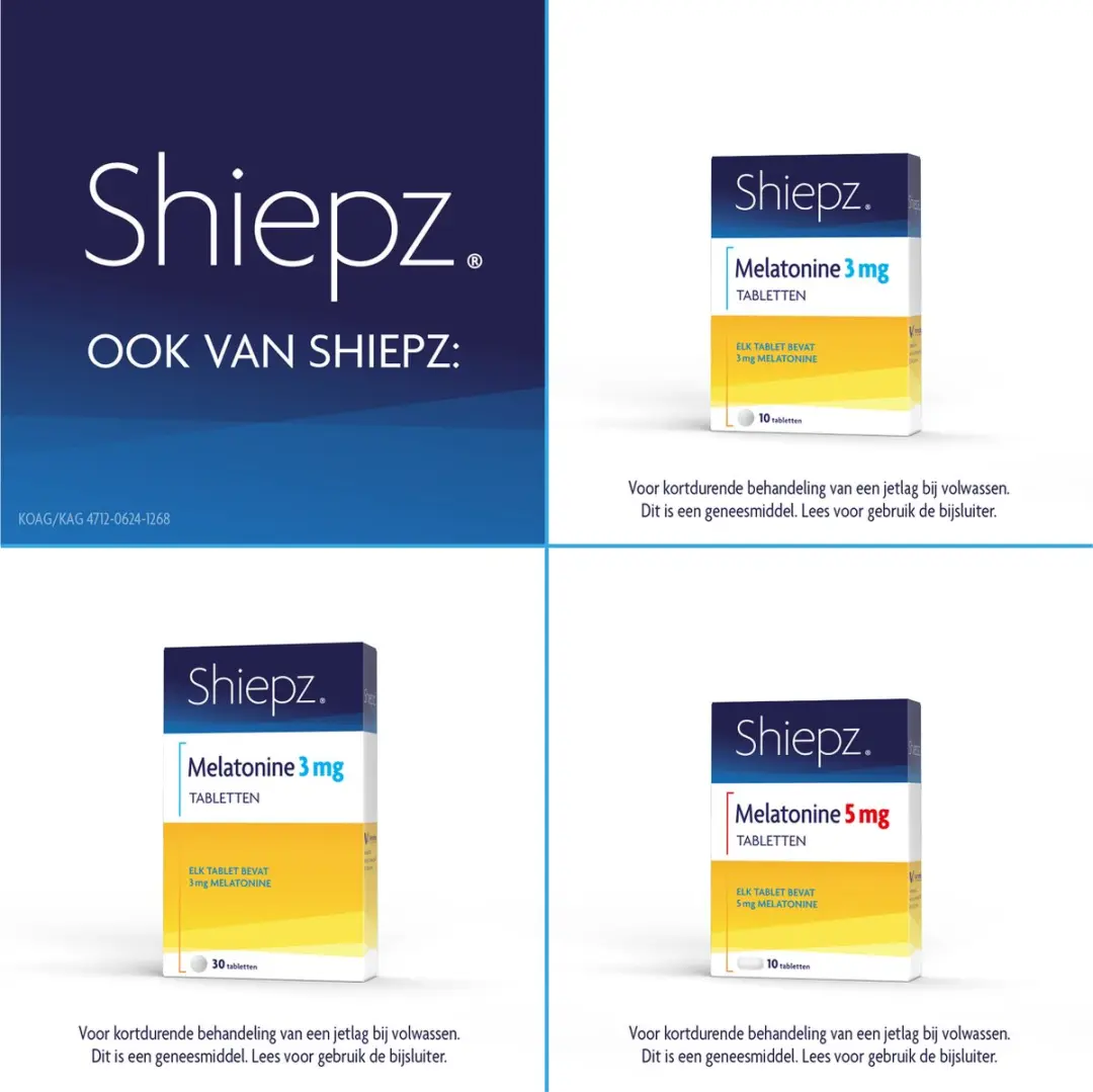 Shiepz Melatonine 5mg - 30 Tabletten