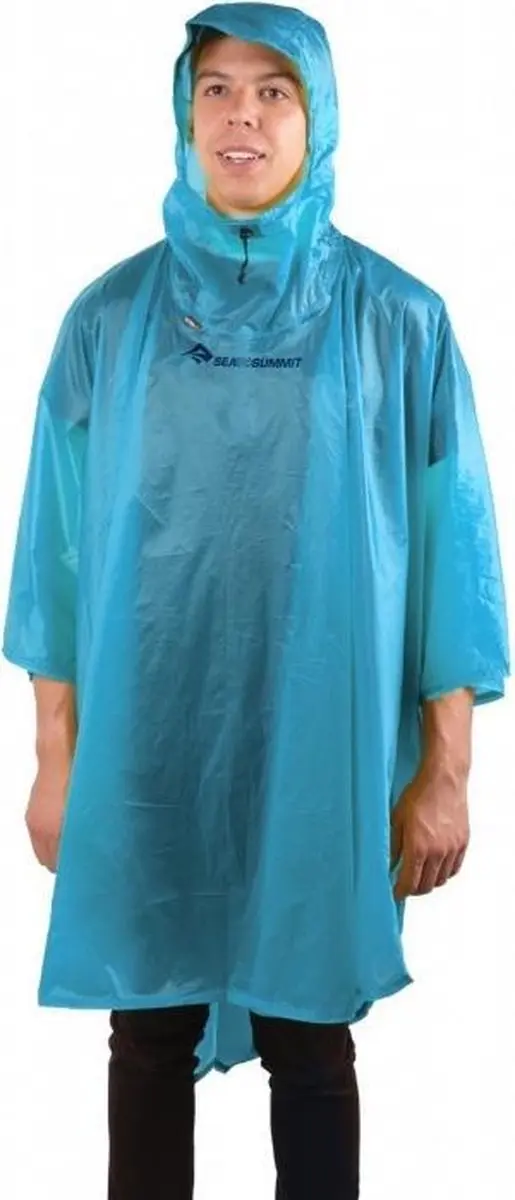 Sea To Summit Poncho 15d One Size Nylon Blauw