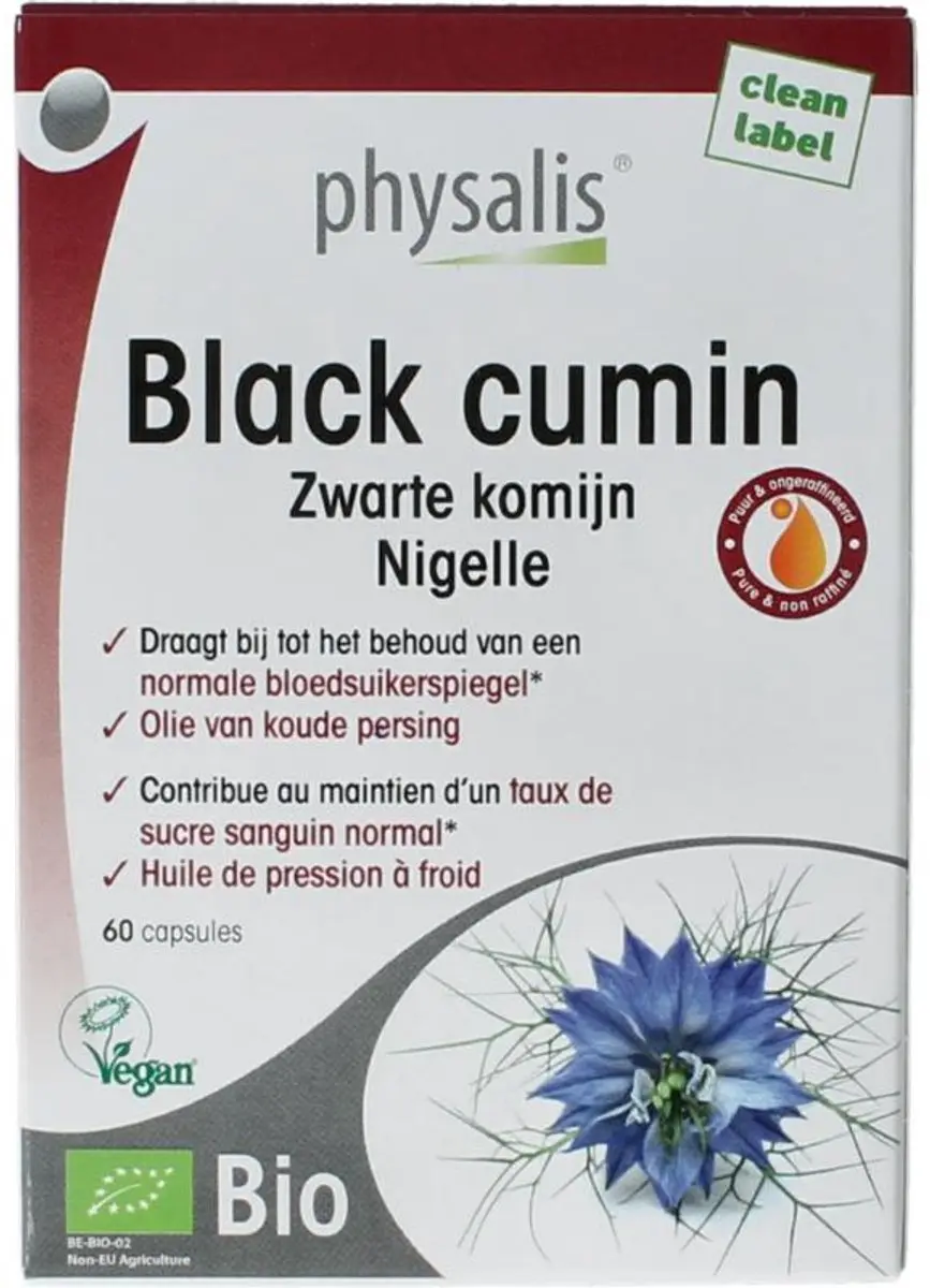 Physalis Black Cumin Capsules 60 Stuks