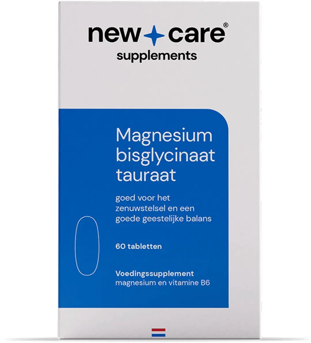 New Care Magnesium Bisglycinaat Tauraat 60 Tabletten - 150g