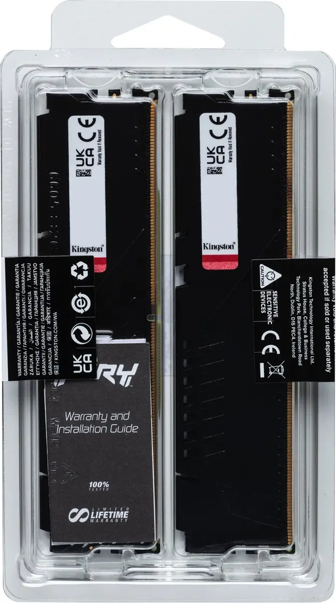 Kingston FURY Beast Black KF560C40BBK4-64 DDR5 64GB 4x16GB 6000MHz